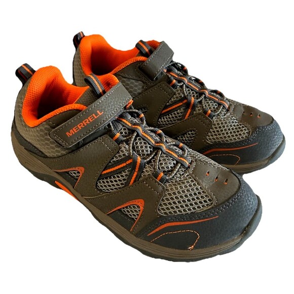 Merrell Trail Chaser Women 6.5  Hiking Trail ShoeBrown Orange Shoes MY57109 - Picture 4 of 11